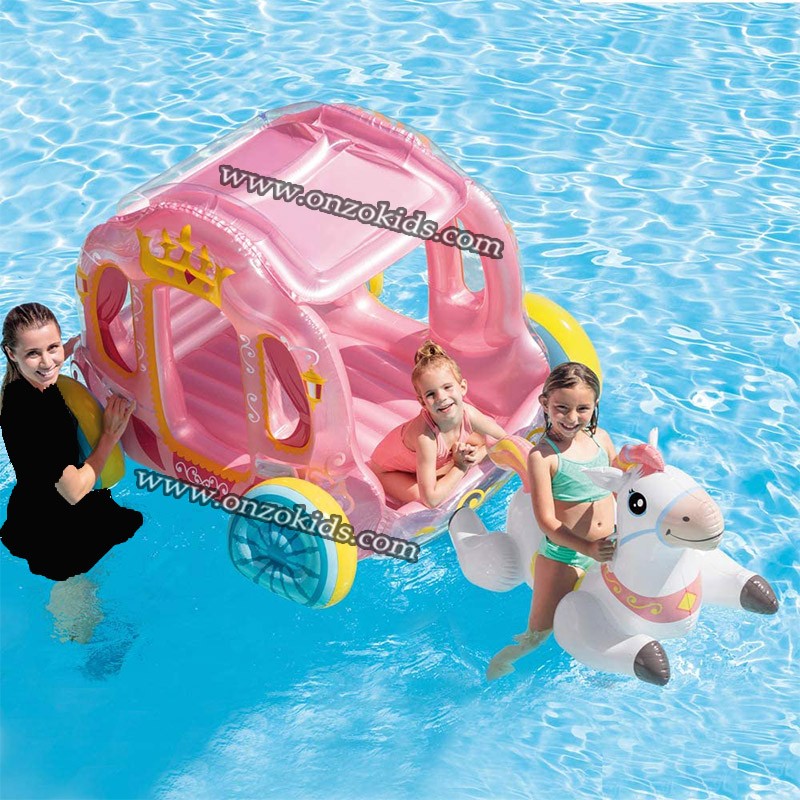 Carrosse De princesse Gonflable 145 x 135 x 104 cm – Intex – Image 8