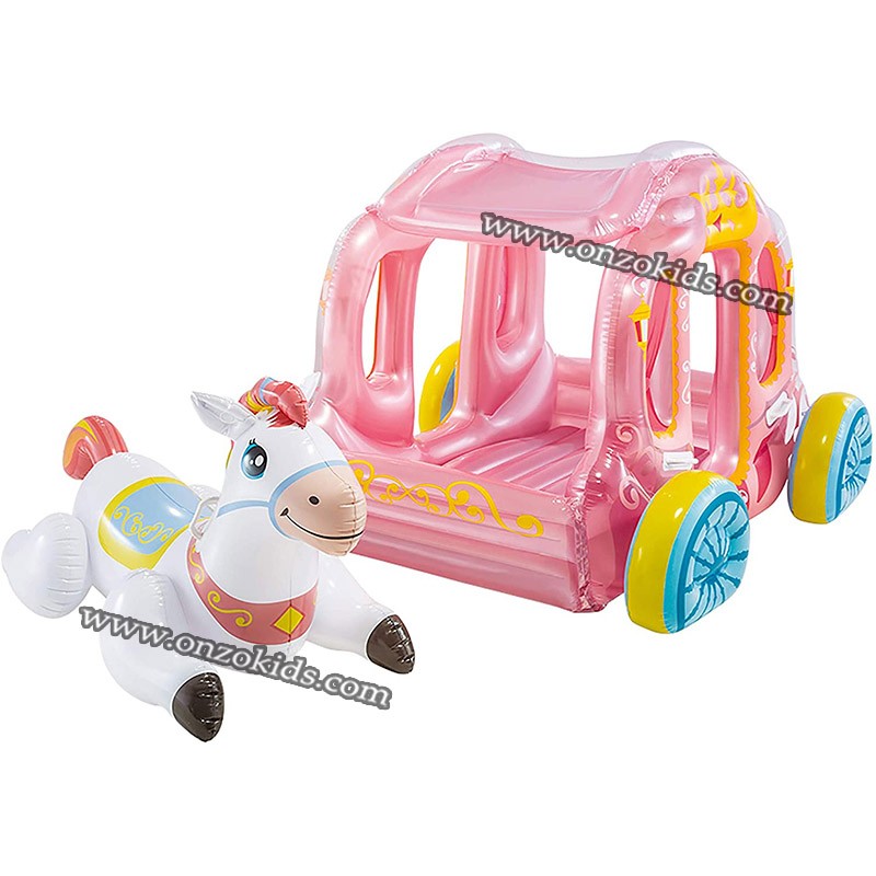 Carrosse De princesse Gonflable 145 x 135 x 104 cm – Intex – Image 4