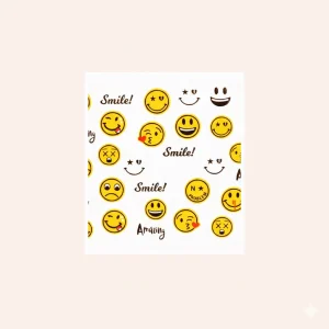 Water Decal Smile