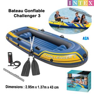 Bateau Pneumatique Gonflable CHALLENGER 3 – INTEX