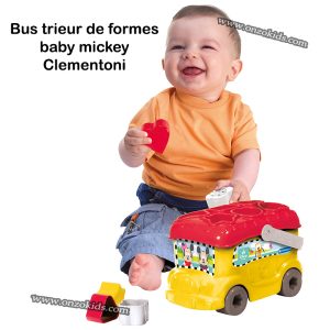 Bus trieur de formes baby mickey – Clementoni