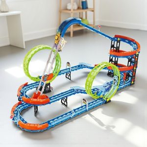 Circuit de course extrême avec échelle pour enfants