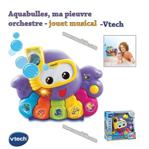 Aquabulles, ma pieuvre orchestre – jouet musical -Vtech
