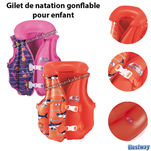 Gilet de natation gonflable pour enfant – Bestway