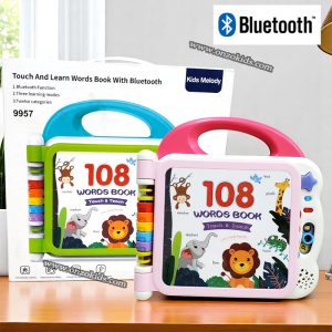 Livre de 108 Mots Sonores en Anglais pour Enfants avec Bluetooth – Kids Melody