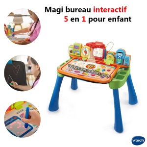 Magi bureau interactif 5 en 1 pour enfant – Vtech