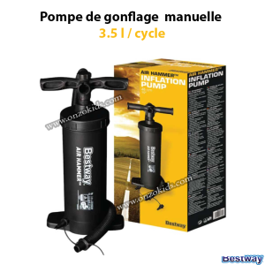 Pompe de gonflage manuelle 3.5 l / cycle – Bestway