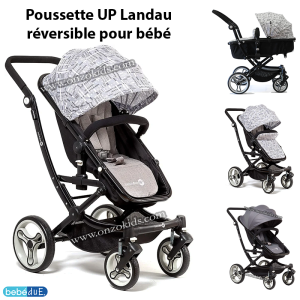 Poussette UP Landau réversible pour bébé  – bebédue