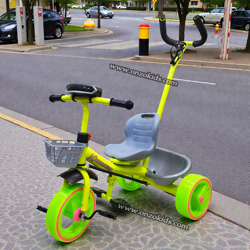 Vélo enfant tricycle multifonction avec poignée de poussée – Image 5