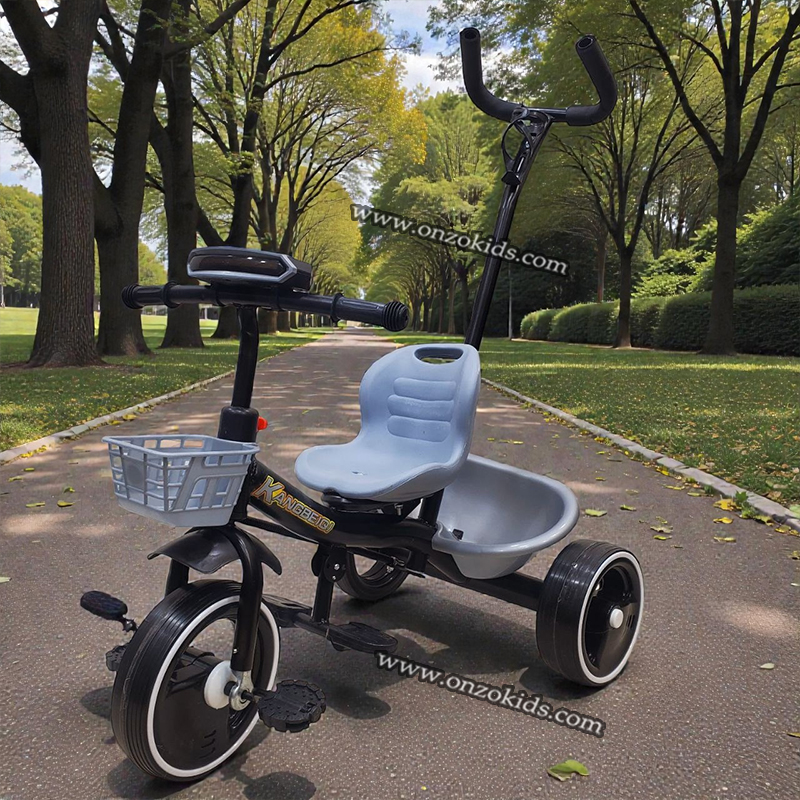 Vélo enfant tricycle multifonction avec poignée de poussée – Image 6