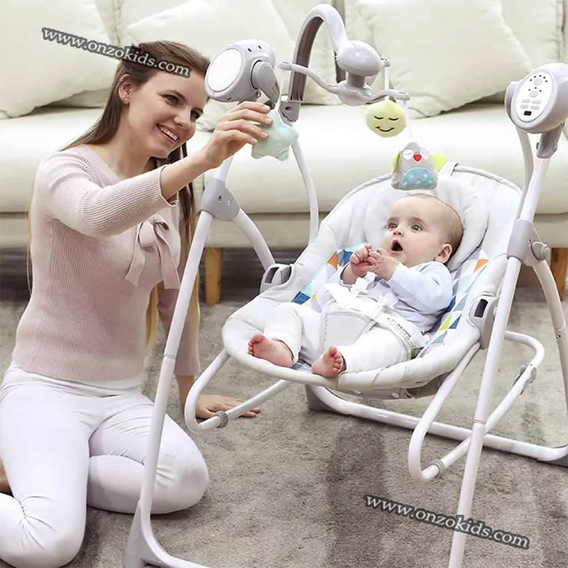 Balançoire télécommandée & Transat Relax 2en1 | Uboo Baby – Image 2