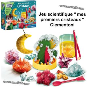 Jeu scientifique » Mes premiers cristeaux » – Clementoni