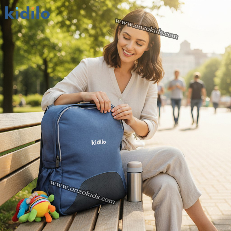 Poussette Taurus avec cache pieds et sac a dos-Kidilo – Image 6
