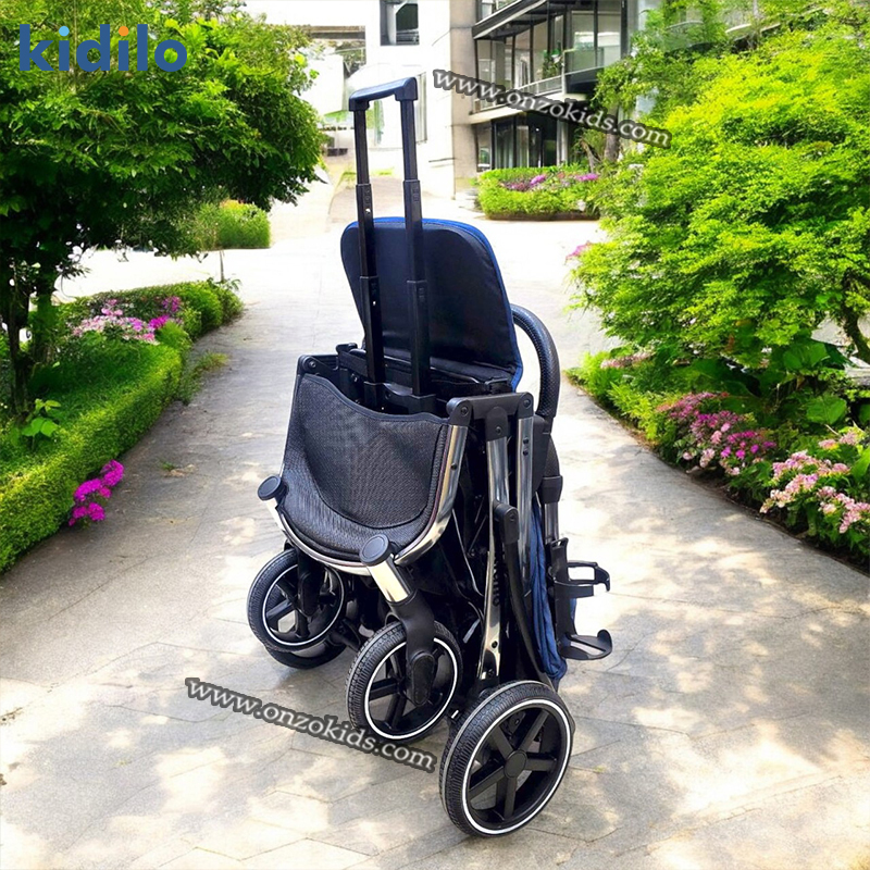 Poussette Taurus avec cache pieds et sac a dos-Kidilo – Image 7