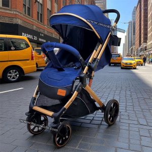 Poussette compacte réversible Bronze